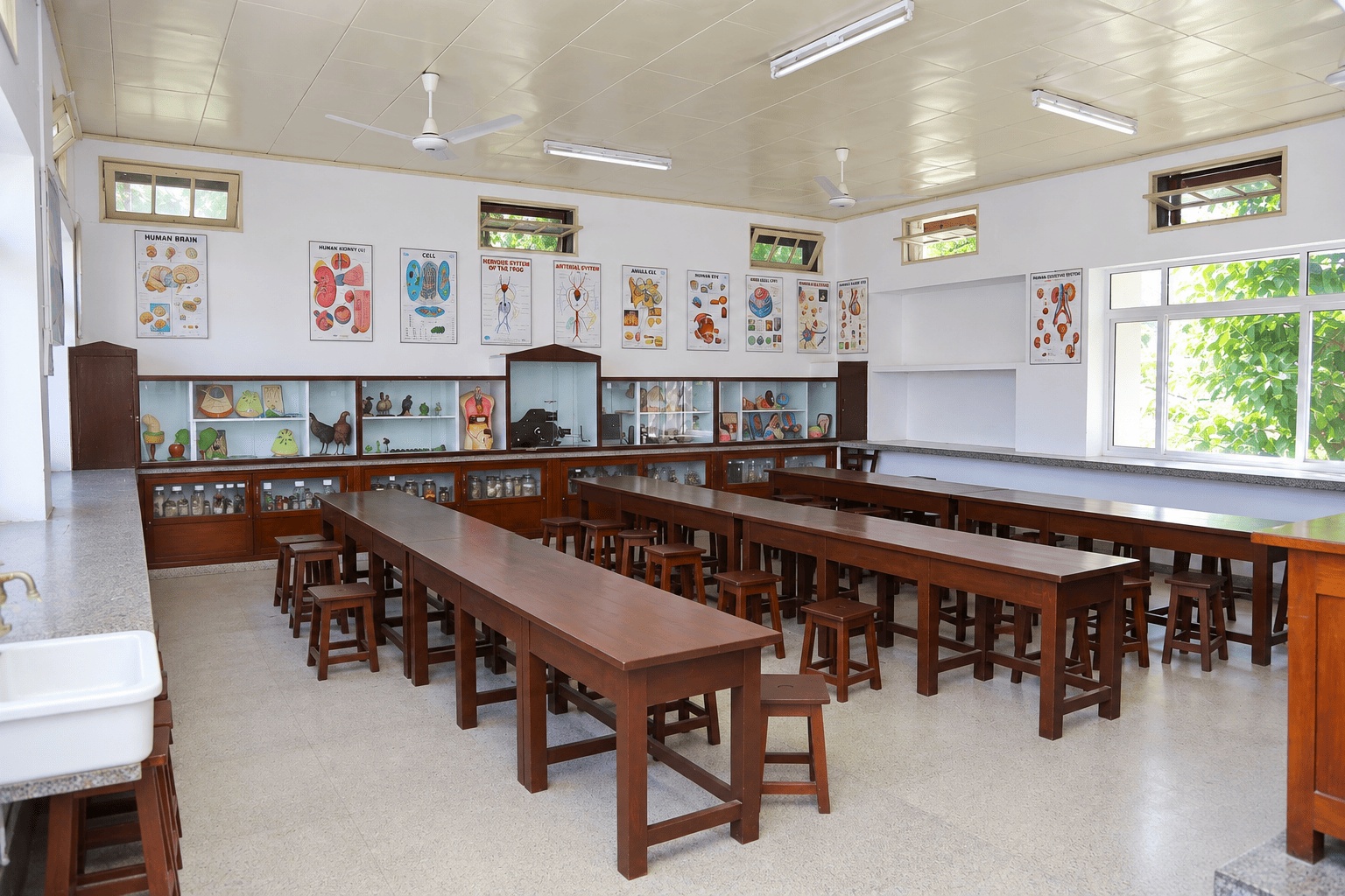 Laboratory interior at APS